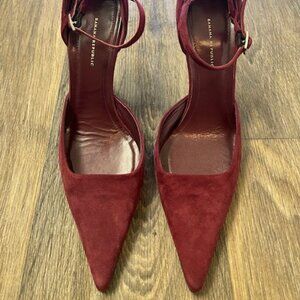 Banana Republic Verona Heels – Berry Red – Size 7.5 – Excellent Condition